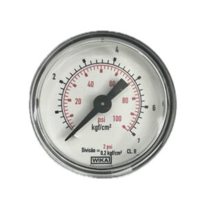 Manômetro 40mm Horizontal 100×7 modelo 111.12.40
