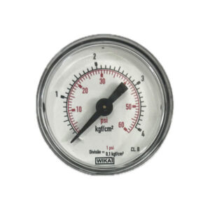Manômetro 40mm Horizontal 60×4 modelo 111.12.40