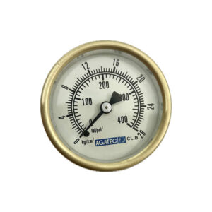 Manômetro 63mm Horizontal 400×28 Agatec